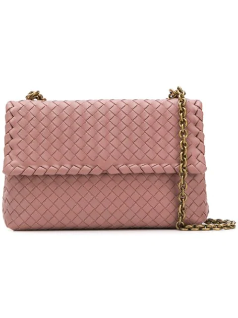 bottega veneta woven shoulder bag