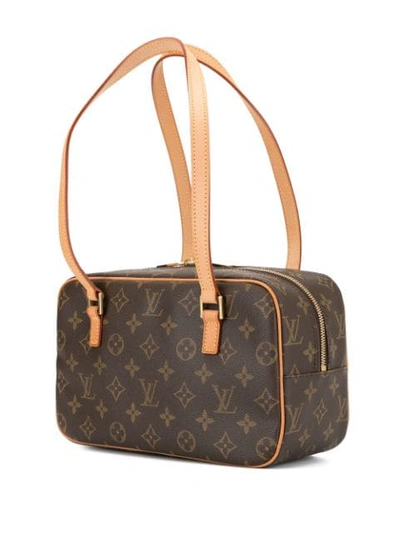 Pre-owned Louis Vuitton Cite Mm单肩包 In Brown
