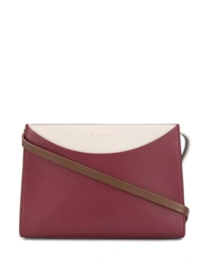 Shop Marni Law Satchel Bag In Red