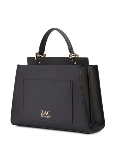 Shop Zac Zac Posen Earthette Small Tote Bag In Black