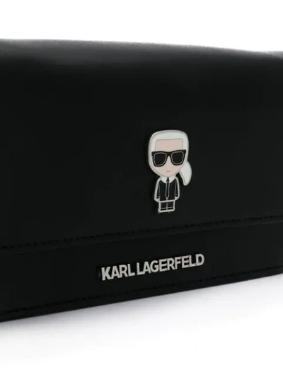Shop Karl Lagerfeld K/ikonik Cross Body Bag In Black
