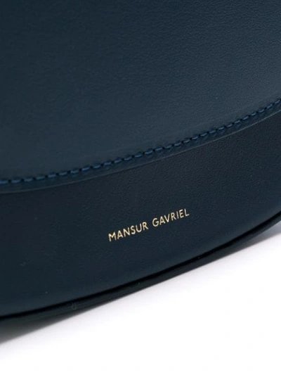 Shop Mansur Gavriel Mini Crossbody Bag - Blue