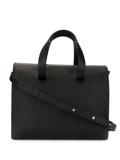 Shop Aesther Ekme Shoulder Bag In Black