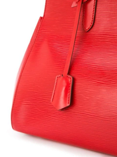 Shop Pre-owned Louis Vuitton Marly Mm 2way Tote - Red