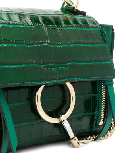 Shop Chloé Ring Detail Tote Bag - Green