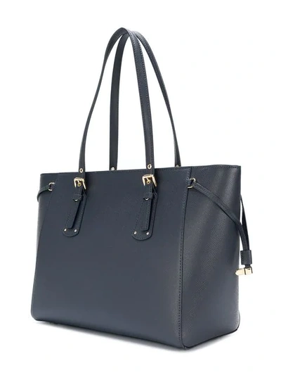 Shop Michael Michael Kors Voyager Tote In Blue