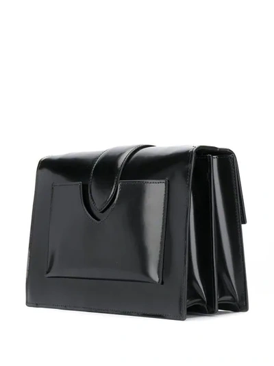 Shop Rochas Foldover Shoulder Bag - Black
