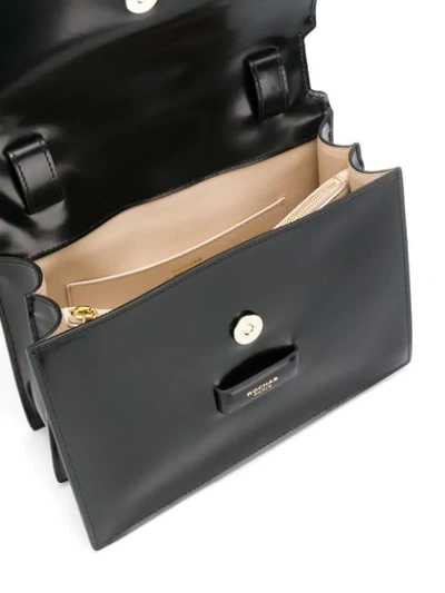 Shop Rochas Foldover Shoulder Bag - Black