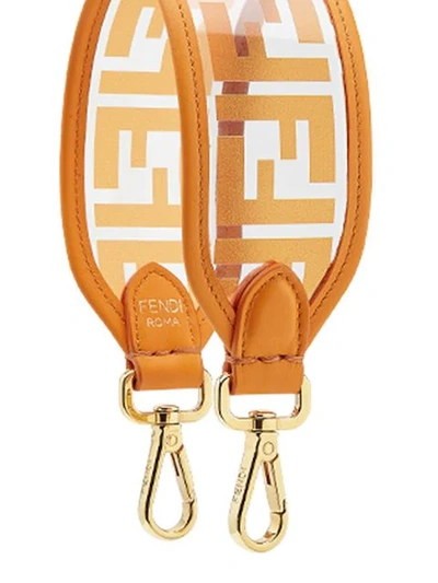 Shop Fendi Mini 'strap You' Schulterriemen In Orange