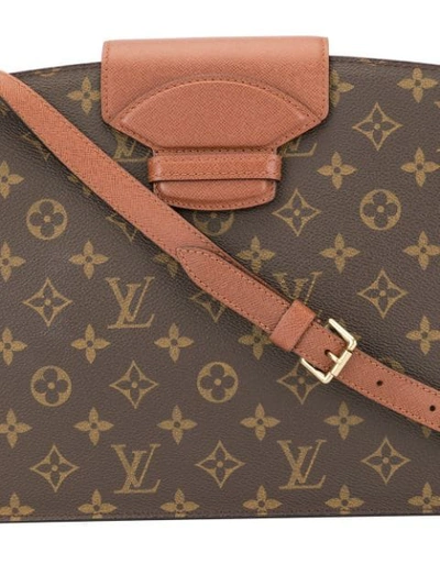 Pre-owned Louis Vuitton Courcelles Shoulder Bag In Brown