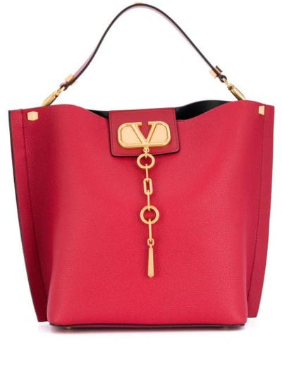 Shop Valentino Garavani Escape Hobo Bag In Red