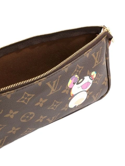 Shop Pre-owned Louis Vuitton Pochette Accessoires Monogram Hand Bag - Brown