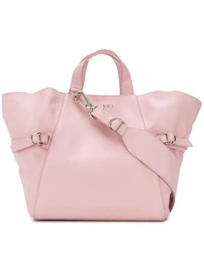 Shop Orciani Lotus Tote In Pink