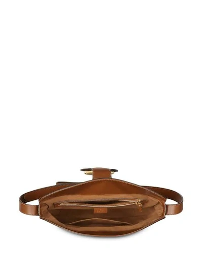 Shop Gucci Arli Medium Shoulder Bag In Brown