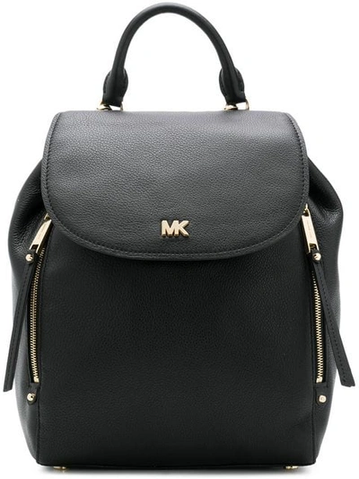 Shop Michael Michael Kors Evie Backpack In Black