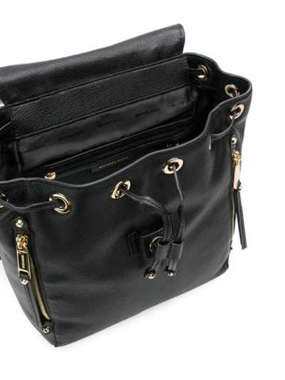 Shop Michael Michael Kors Evie Backpack In Black