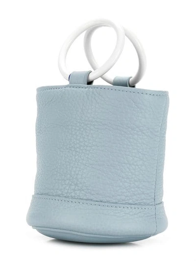 Shop Simon Miller Mini Bucket Bag In Blue