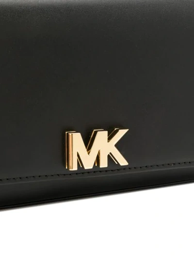 Shop Michael Michael Kors Mott Envelope Clutch In Black