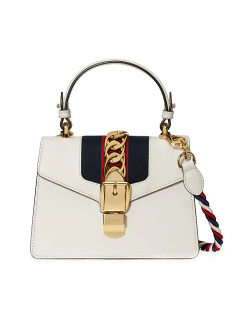 gucci sylvie small white