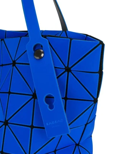 Shop Bao Bao Issey Miyake Rock Lucent Frost Tote Bag In Blue