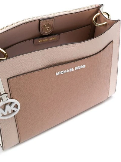 Shop Michael Michael Kors Colour Block Tote Bag - Pink