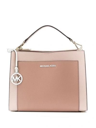 Shop Michael Michael Kors Colour Block Tote Bag - Pink