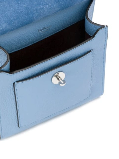 Shop Mulberry Small Antony Crossbody Bag In Blue