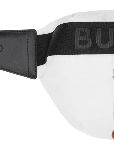 Shop Burberry Sonny Unicorn Belt Bag - White