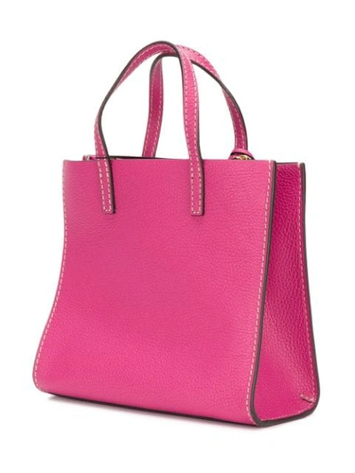 Shop Marc Jacobs The Grind Mini Tote - Pink