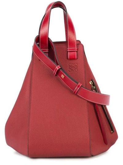 Shop Loewe Hammock Bag In Red