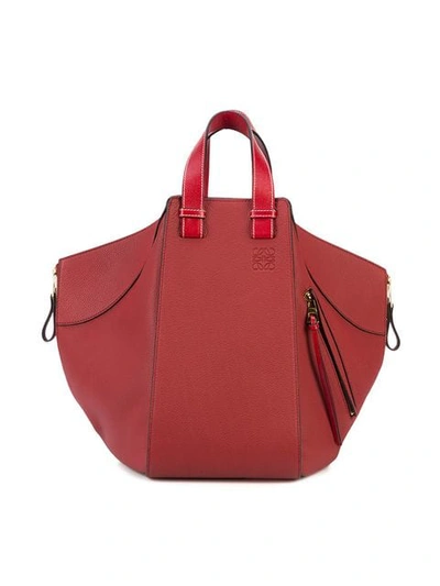 Shop Loewe Hammock Bag In Red