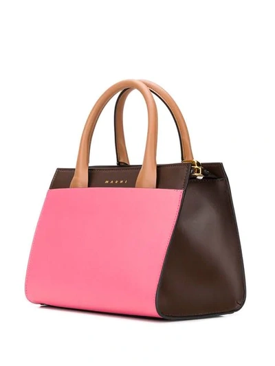 Shop Marni Law Small Handbag - Pink