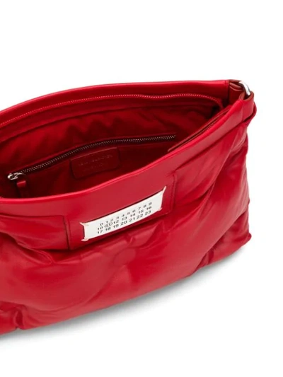 Shop Maison Margiela Glam Slam Clutch Bag In Red