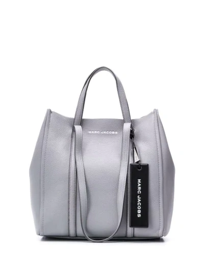 Shop Marc Jacobs The Tag Tote In Grey