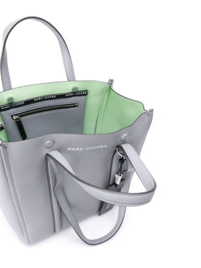 Shop Marc Jacobs The Tag Tote In Grey