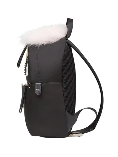 Shop Fendi Faces Backpack In Black