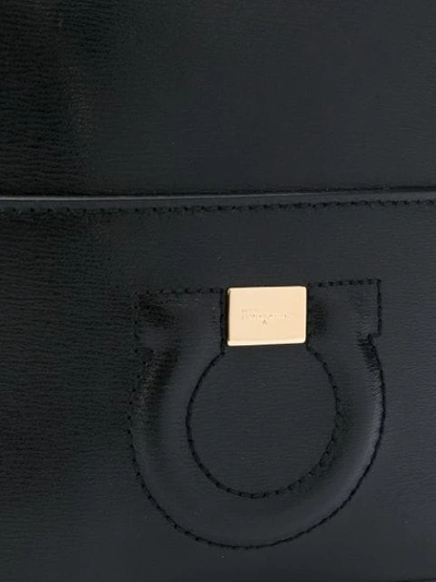 Shop Ferragamo Salvatore  Gancini Bucket Bag - Black