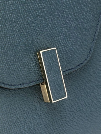 Shop Valextra Iside Top-handle Bag In Blue