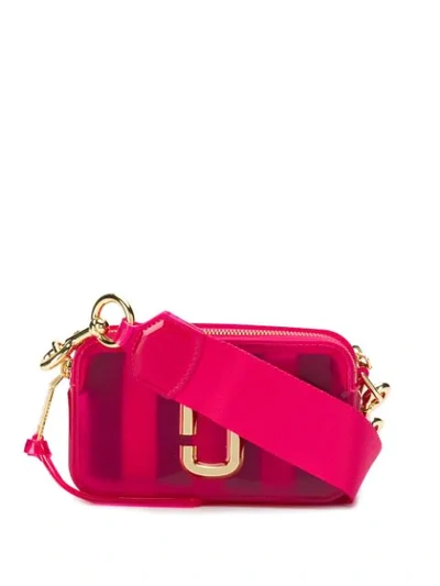 Shop Marc Jacobs The Jelly Snapshot Camera Bag In Pink