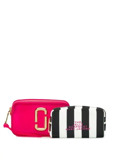 Shop Marc Jacobs The Jelly Snapshot Camera Bag In Pink