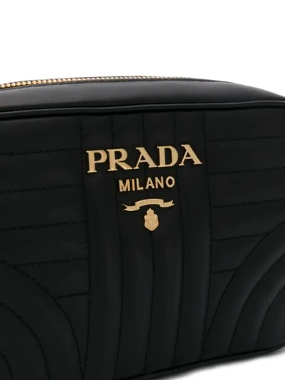 Shop Prada Medium Diagramme Shoulder Bag  In F0632 Nero1