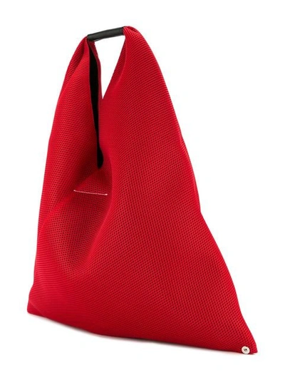 Shop Mm6 Maison Margiela Japanese Tote Bag In Red