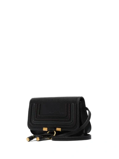 Shop Chloé Marcie Belt Bag In Black