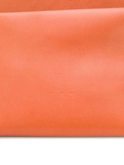 Shop Aesther Ekme Slope Clutch Bag In Orange