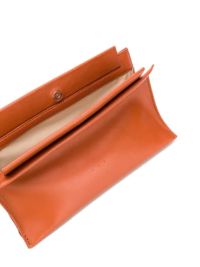 AESTHER EKME SLOPE CLUTCH BAG - 橘色