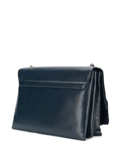 Shop Lanvin Sugar Shoulder Bag In Blue