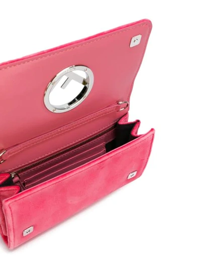 Shop Fendi Portemonnaie Mit Kettenriemen In Pink