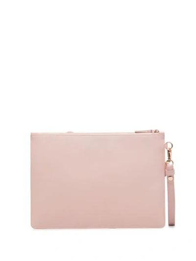 Shop Sophia Webster Flossy Butterfly Clutch Bag In Sunkissed Pink