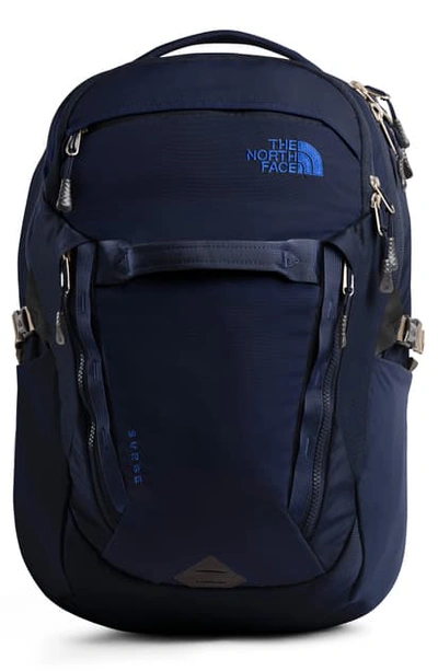 Shop The North Face Surge Backpack In Montague Blue/tnf Blue