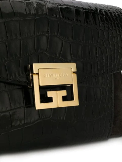 Shop Givenchy Gv3 Shoulder Bag In Black